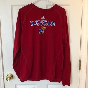 Adidas Kansas Jayhawks climalite shirt